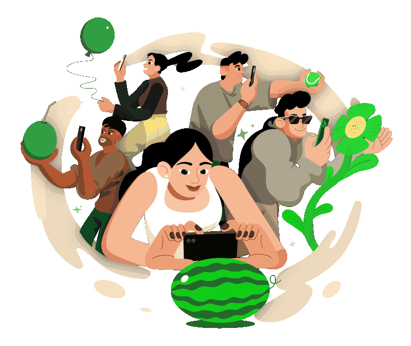 Capture illustration animation